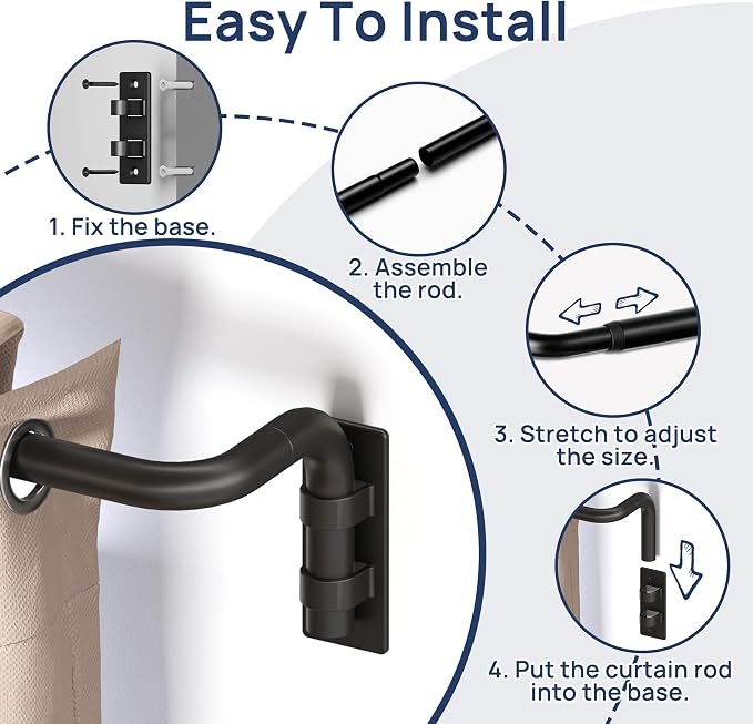 ENJOYBASICS Blackout Curtain rod - Image 4