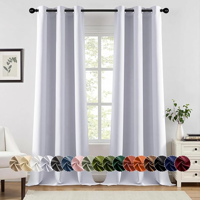 MIULEE Blackout Curtains for Bedroom Living Room 2 Panels, Thermal Insulated by MIULEE