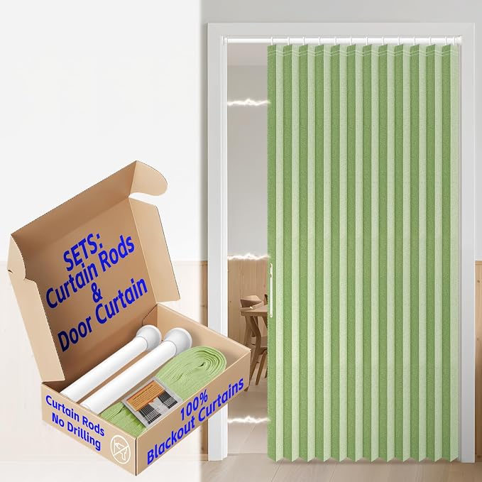 AJAZZ Blackout Magnetic Door Curtain by AJAZZ
