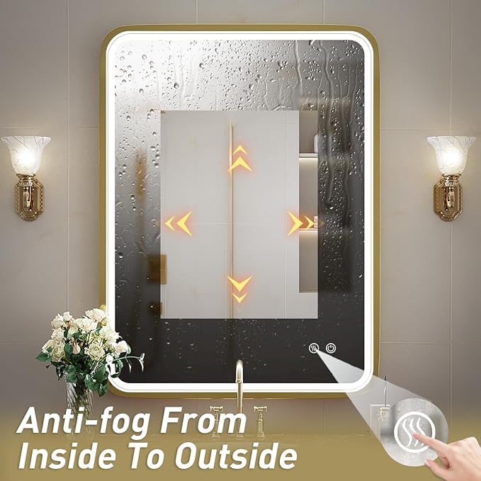 24x32 Inch LED Bathroom Mirror - Image 5