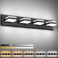 SOLFART Bathroom Vanity Lights, Adjustable Black Matt Black Vanity Light by SOLFART