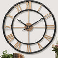 18.5 Inch Large Wall Clocks for Living Room, Modern Decorative Metal Big by Unknown