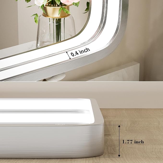 24x36 Inch LED Bathroom Mirror - Image 8