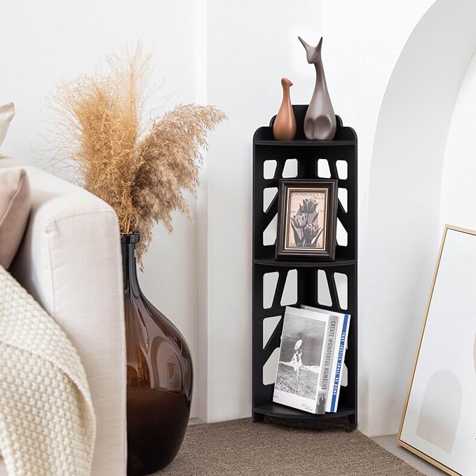 J JINXIAMU Corner Shelves, Corner Shelf Stand Waterproof Great - Image 3