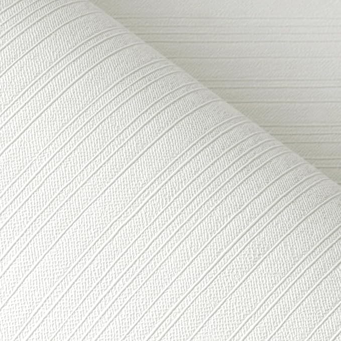 FunStick Off White Grasscloth Peel and Stick Wallpaper Textured Grass Cloth by FunStick