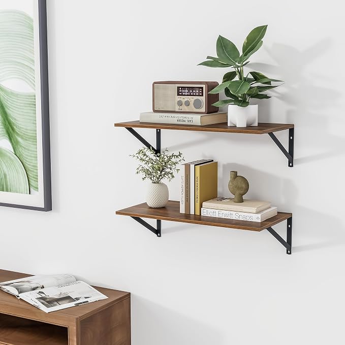 Heimlove 12 Inch Deep Floating Shelves - Image 5