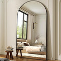 XRAMFY 86"x40" Arched Full Length Mirror Floor Mirrors by XRAMFY