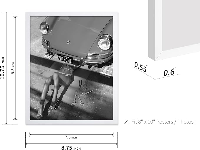 Poster Master Woman Under Classic Car Poster - Image 3