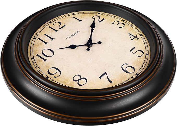 Crosstime 18 Inch Vintage Large Wall Clock - Image 2