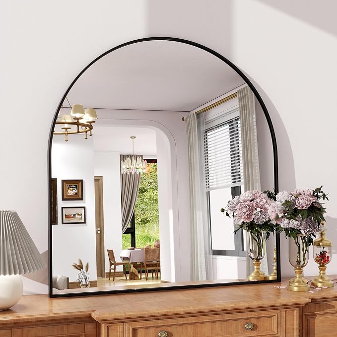 XRAMFY Arched Bathroom Mirror 32" x 34" - Image 6