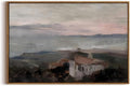 OIQArtOIQ Vintage Landscape Canvas Wall Art Framed Natural Scenery Painting by OIQArtOIQ