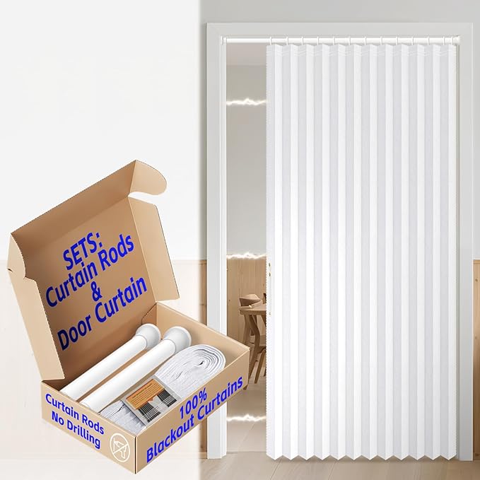 AJAZZ Blackout Magnetic Door Curtain by AJAZZ