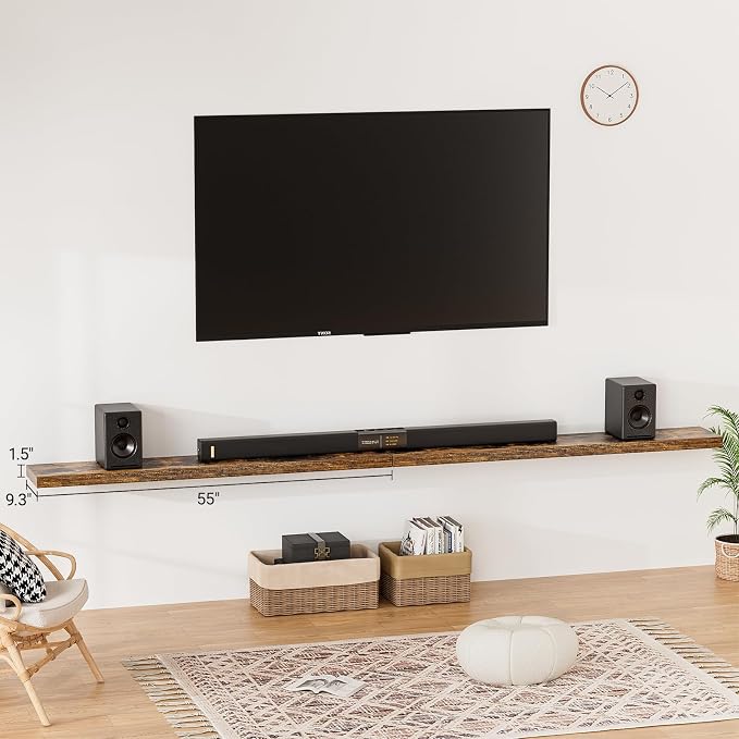 Heimlove 55 Inch Long Floating Shelves - Image 2