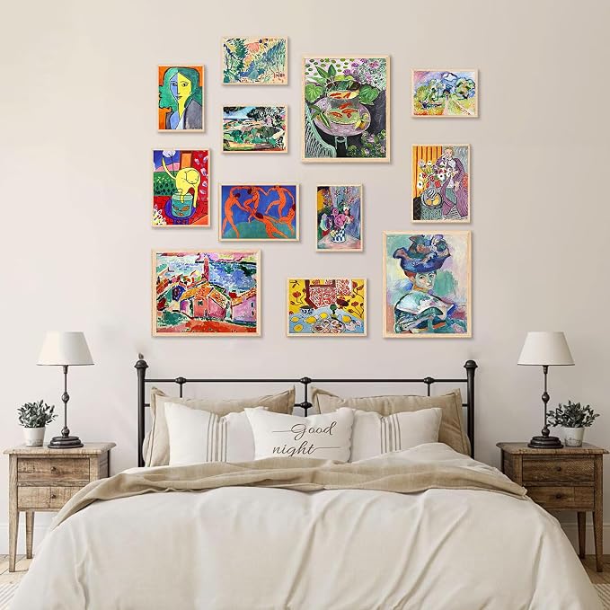 KBKBART Matisse Wall Art Prints Set of 12, Matisse Eclectic Wall Decor - Image 5