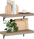 Furinno Tanna Floating Shelves for Wall Set of 2, 22-Inch Wall Shelf, Triple by Furinno-FitsYourSpaceFitsYourBudget