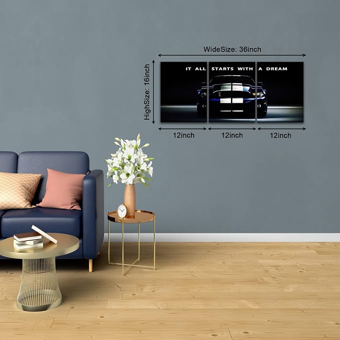 KAWAHONE Motivational Canvas Wall Art - Image 2