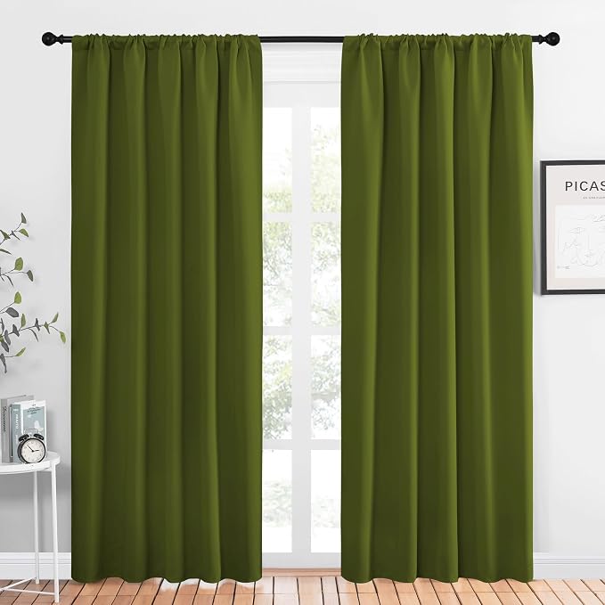 NICETOWN Window Curtains Blackout Drapes, 1 Pair, 52 by 84-Inch, Thermal by NICETOWN