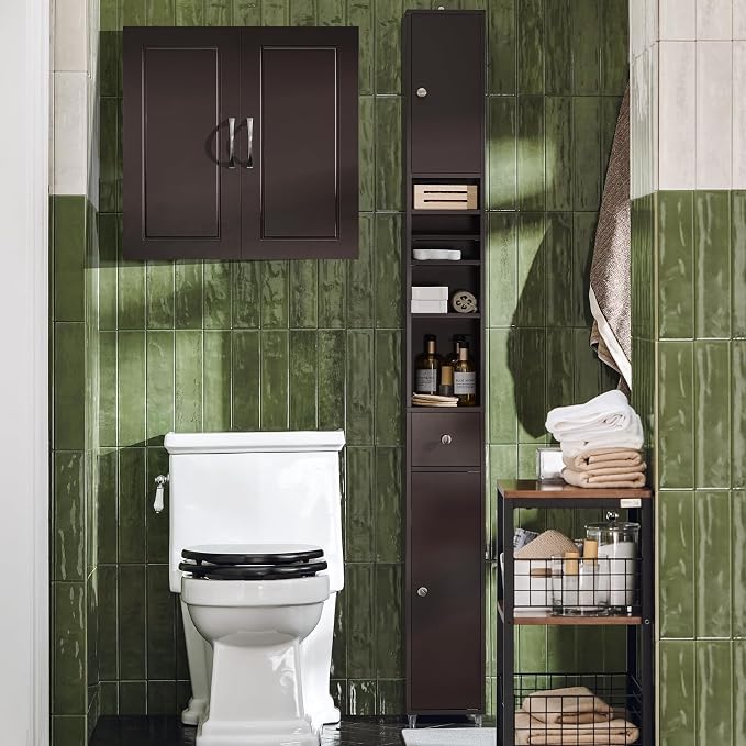 SoBuy Wall Cabinet Laundry Room, Medicine Cabinet - Image 4