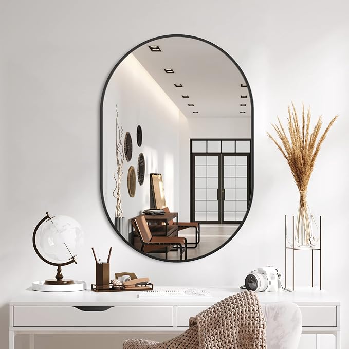 Bathroom Vanity Mirror for Wall, Living Room, HD Tempered Glass, Wall Mounted - Image 9