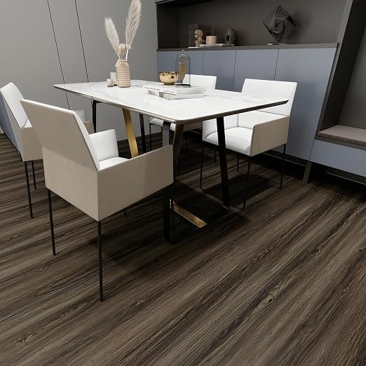 Wood Grain Peel and Stick Floor Tiles – 11.8” Width, Full Roll Length of 118" – - Image 5