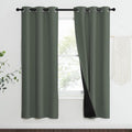 NICETOWN 100% Blackout Curtains 70" Long, Pair of Energy Smart & Noise Blocking by NICETOWN