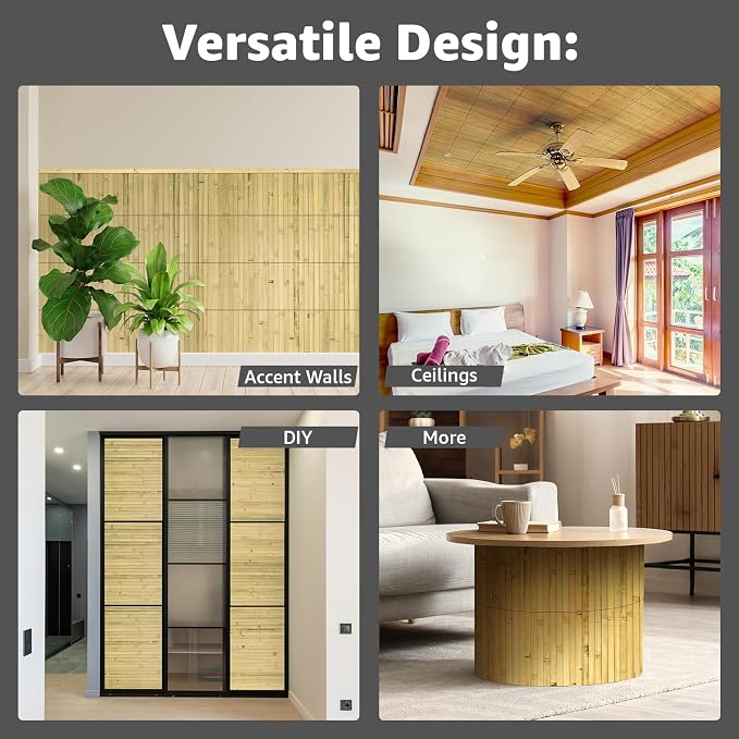 Art3d Natural Bamboo Wall Panel - Image 3