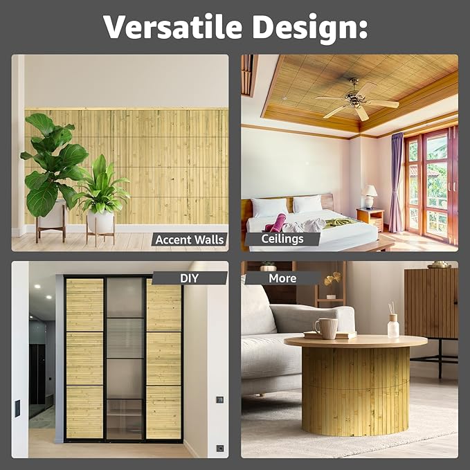 Art3d Natural Bamboo Wall Panel - Image 4