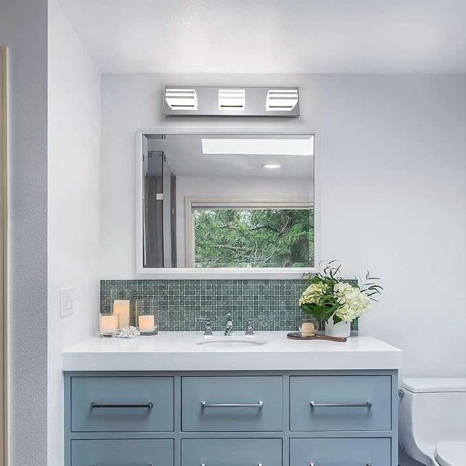 LED Vanity Lights 20in Bathroom Lights Fixtures over Mirror 3 Light LED - Image 7