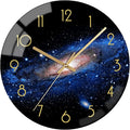 VIKMARI Black Wall Clock 12 Inch Round Silent Non-Ticking Quartz Battery by VIKMARIWallClock