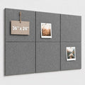 Large Cork Boards for Walls – 36" x 24" Self Adhesive Felt Wall Tiles by CreateYourIdealSpace