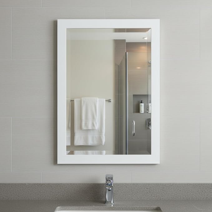 Alaterre Furniture 24" x 30" Bathroom Vanity Mirror - Image 6