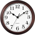 Wall Clock, 9 Inch Silent Wall Clocks Battery Operated, Decorative Clocks by HYLANDA