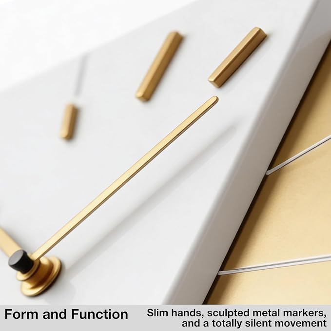 Driini Clocks Mid Century Modern Wall Clock - Image 4