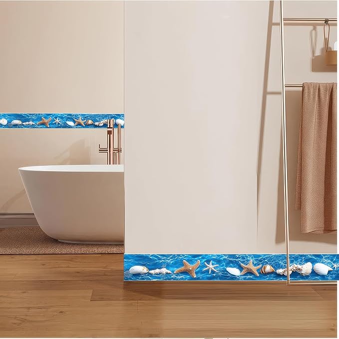 HOMETITUTE Wallpaper Border 4x196 Inch Peel and Stick Wall Border Wallpaper - Image 8