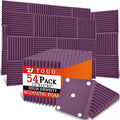 54 Pack Acoustic Panels – Sound Proof Foam Panels by TOUO