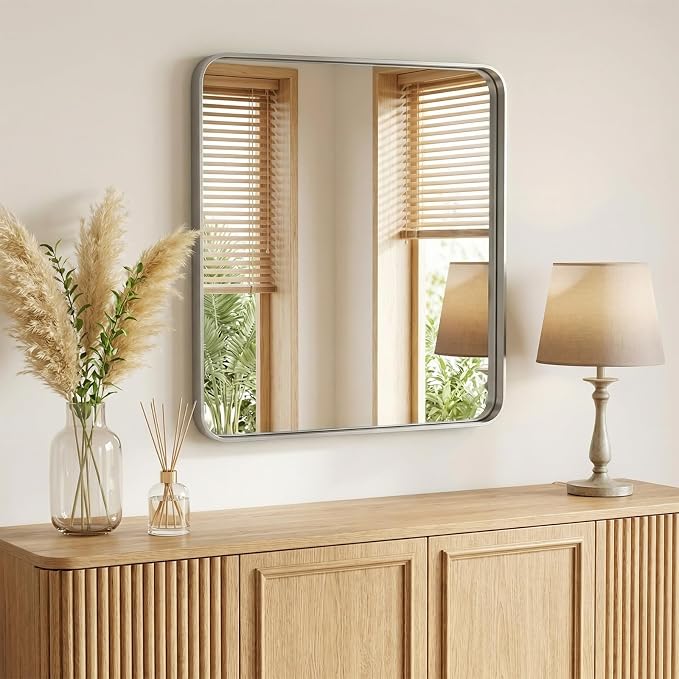NEWBULIG 28X32 Inch Bathroom Mirror - Image 7