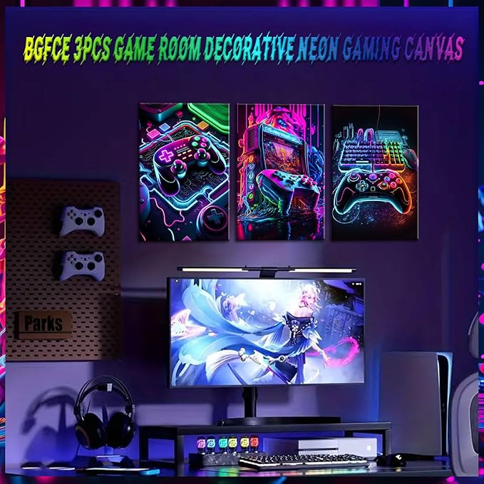 BGFCE Game Room Decor Posters Set of 3 - Image 6