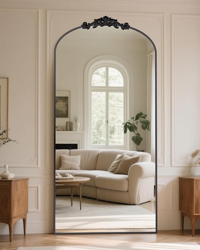 Antok Arched Full Length Mirror, Full Body Mirrors - Image 3