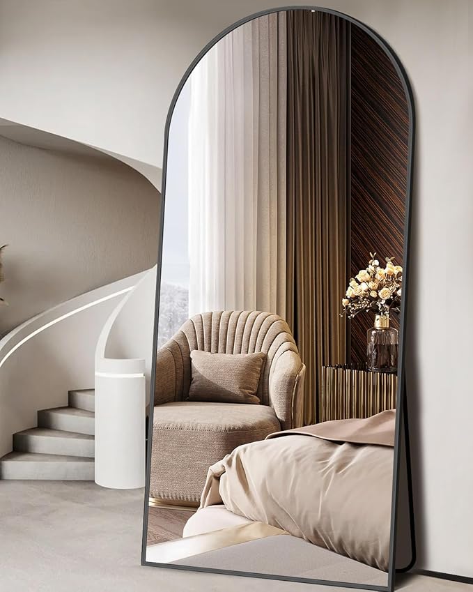 DMWOODFL 71"x26" Arched Full-Length Mirror - Image 7