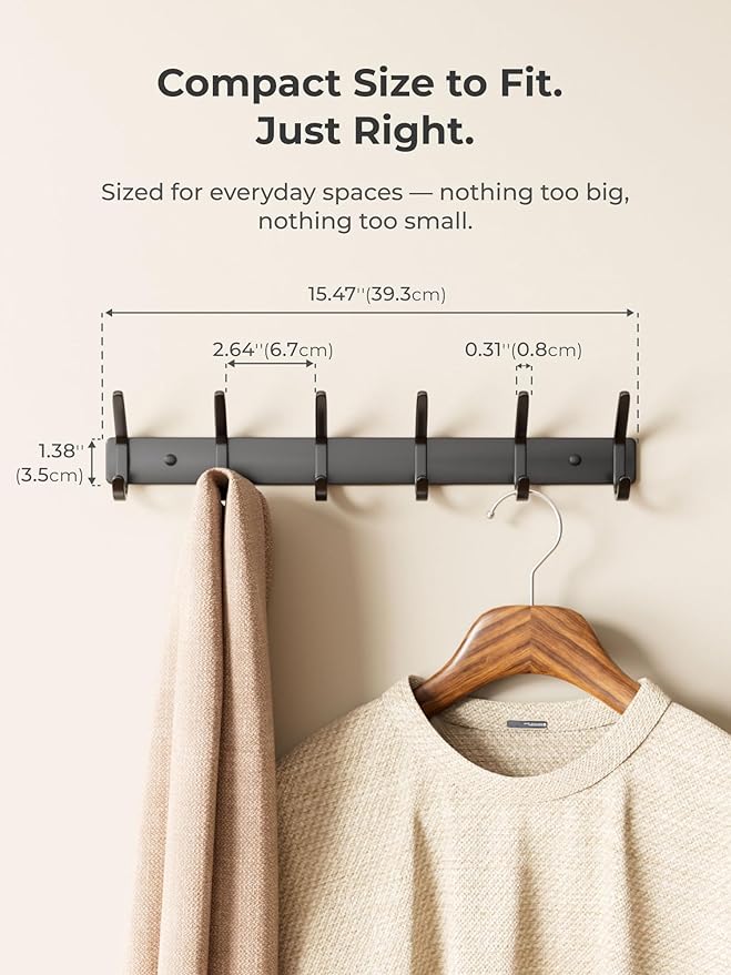 GWAAZXGZ Coat Rack Wall Mount Hooks - Image 2