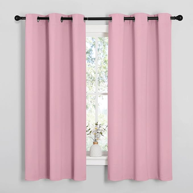 NICETOWN Room Darkening Curtains 63" Long Set of 2 by NICETOWN