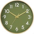 Mosewa Wall Clock 10 Inch, Battery Operated Silent Non-Ticking Modern Analog by MOSEWAWALLCLOCK