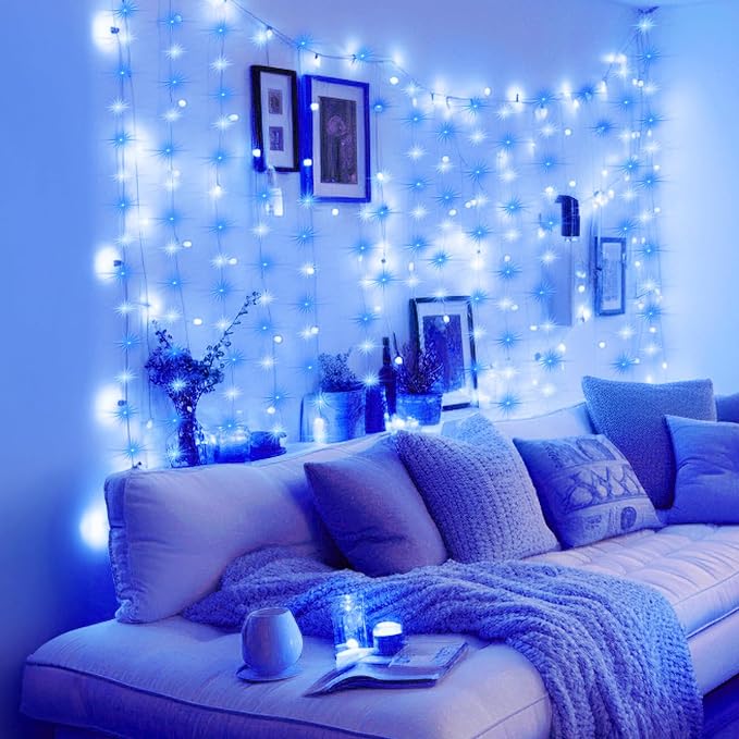 Minetom Curtain Lights, 300 LED Dimmable Fairy Lights - Image 6