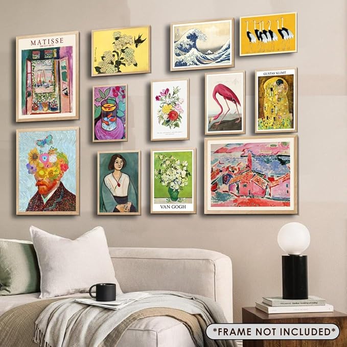 LANCHI95 12 Pcs Eclectic Wall Decor, Eclectic Home Decor, Maximalist Decor - Image 4