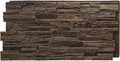 EverStone Cascade Faux Stone Panel, 48 5/8"W x 24 3/4"H x 1 1/4"D, Willow Peak by EkenaMillwork