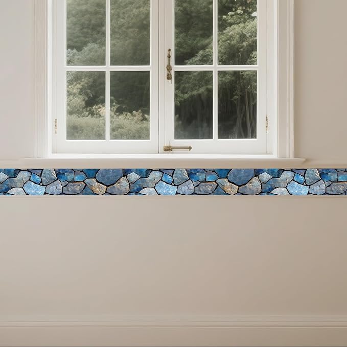 IVN Wallpaper Border Peeling and pasting Wall Stone Texture Decoration Wall - Image 7