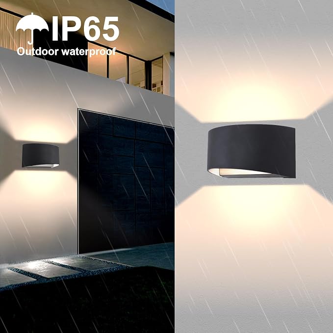 KICAAO Modern LED Wall Sconce, Warm White 3000K, Hardwired Indoor Wall Lights - Image 4