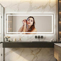 LED Bathroom Mirror 60 x 24 inch, Lighted Bathroom Vanity Mirror by Unknown
