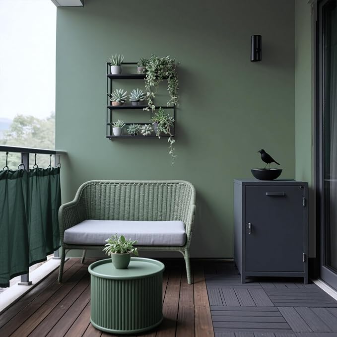 Yancorp 16"x120" Matte Sage Green Peel and Stick Wallpaper Removable Contact - Image 4