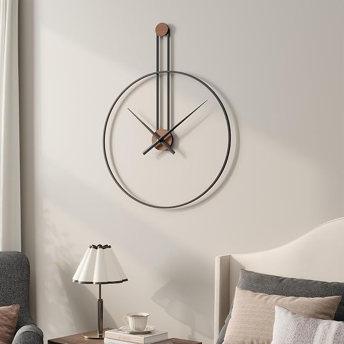 Cuspin 16 inch Wall Clock, Silent Non-Ticking Battery Operated Modern Clocks - Image 6